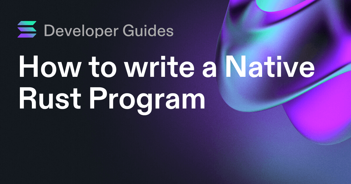 Cómo escribir un programa con Rust Nativo